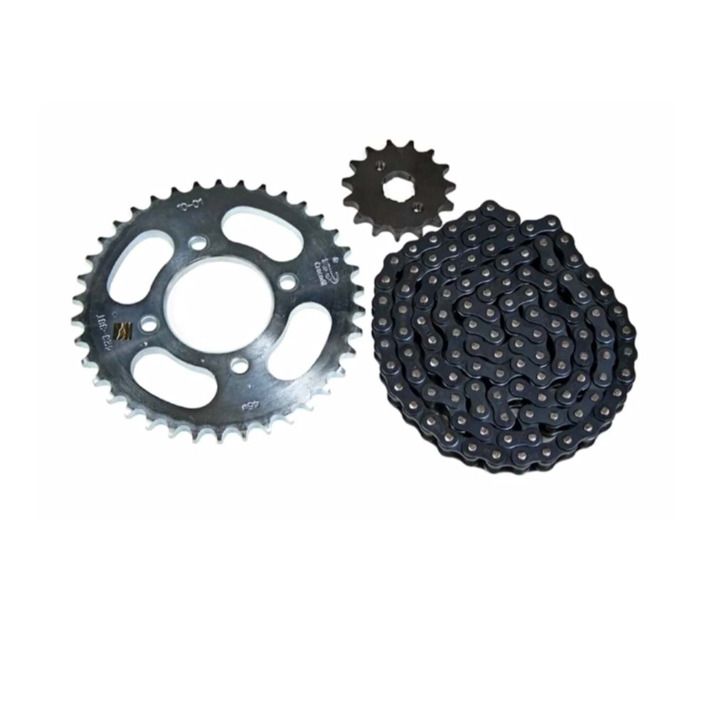 BAJAJ,Zincir Dişli Set DOMİNAR 400 O-ringli 15T/45T-CHOHO