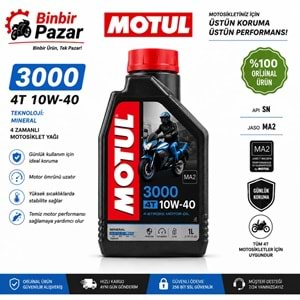 Motul 3000 10W-40 4T Motosiklet Motor Yağı