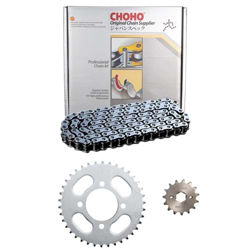 MH 125 DRIFT O-ringsiz 15T/38T ZİNCİR DİŞLİ SET-CHOHO